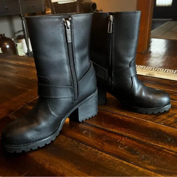 Harley-Davidson Women's Black Moto Boots - Picture 6 of 9